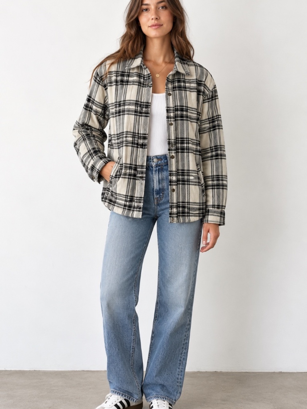 Carhartt Rugged Flex Fleece Lined Plaid Shirt Jacket M